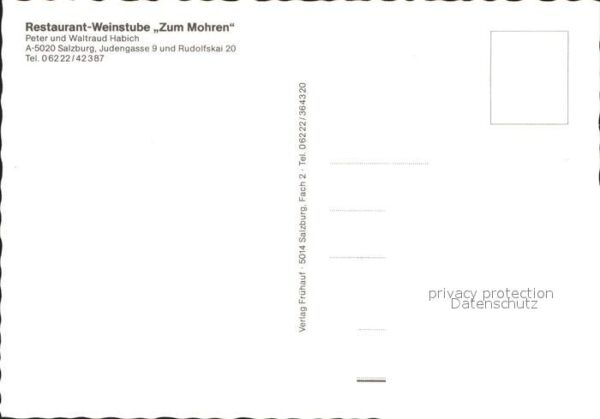 Salzburg Oesterreich Restaurant Weinstube Zum Mohren – Bild 2
