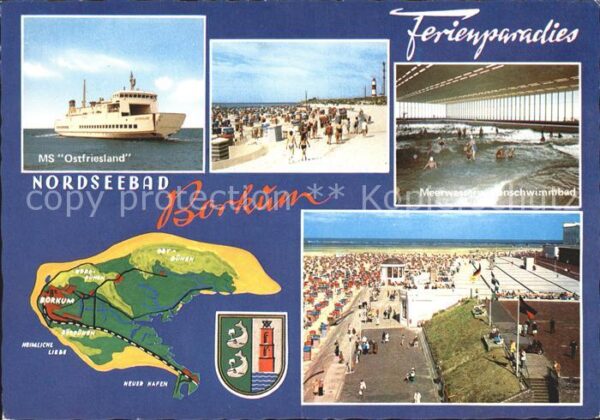 Borkum Strand Schwimmbad MS-Ostfriesland
