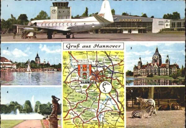 Hannover Zoo Flughafen Maschsee Schloss Herrenha