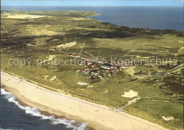 Insel Sylt Fliegeraufnahme Nordseeheim Volkshochsc