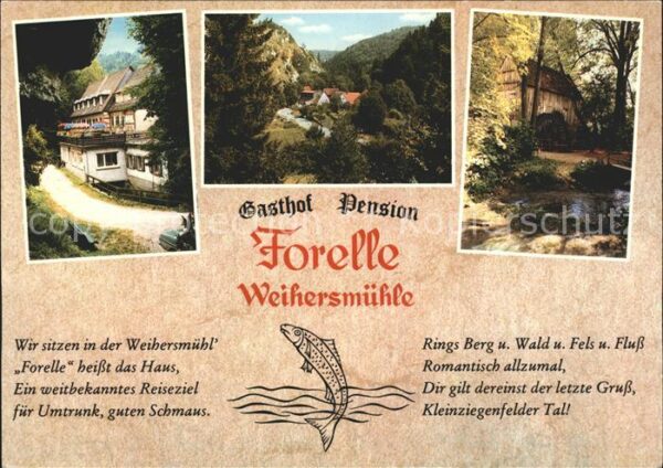 Bayreuth Gasthaus Pension Forelle Weihersmühle