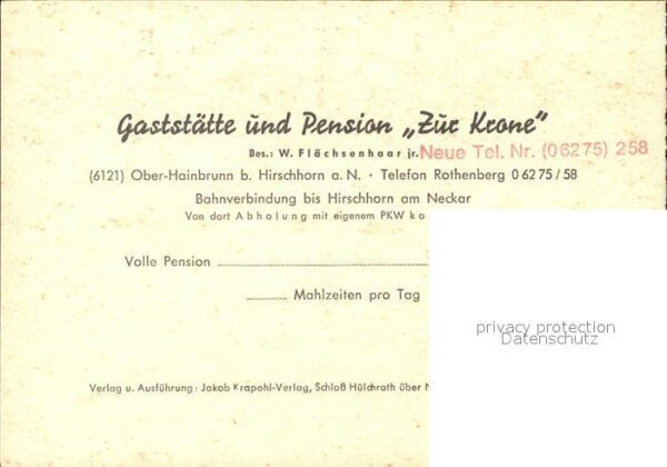 Ober-Hainbrunn Restaurant Pension Zur Krone – Bild 2