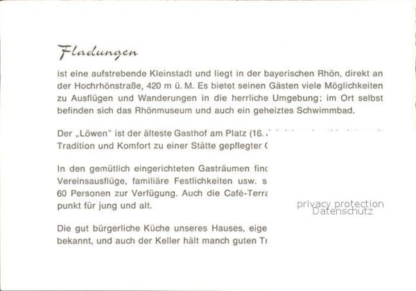 Fladungen Gasthof Löwen – Bild 2