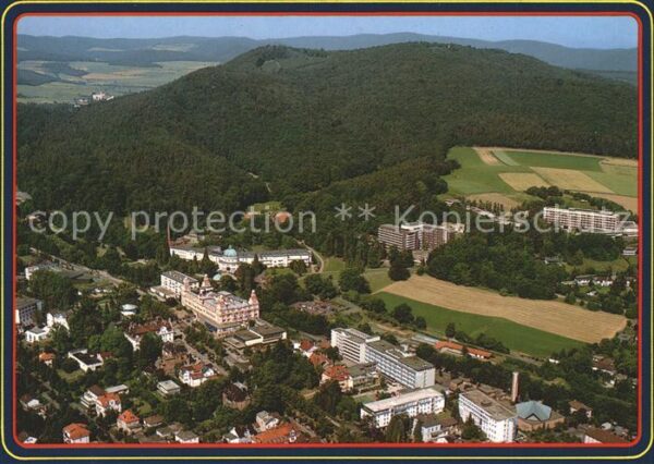 Bad Wildungen Fliegeraufnahme Klinik am Homberg Kurpa