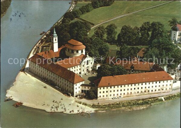Kelheim Fliegeraufnahme Kloster Weltenburg