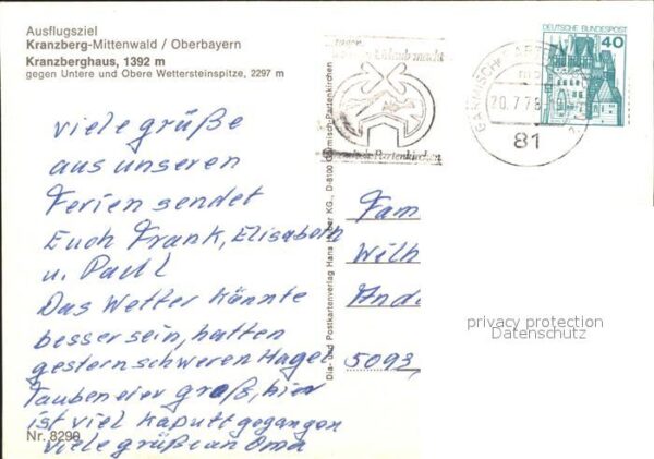 Mittenwald Bayern Kranzberghaus – Bild 2