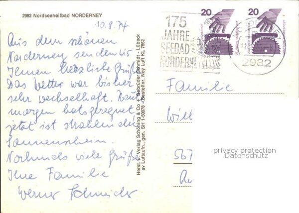 Norderney Nordseebad Fliegeraufnahme – Bild 2