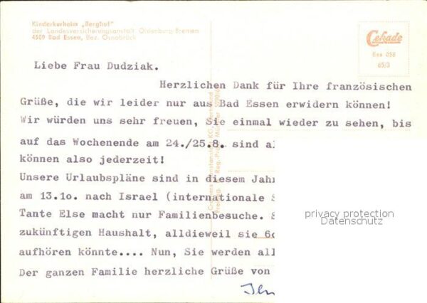 Bad Essen Fliegeraufnahme Kinderkurheim Berghof – Bild 2