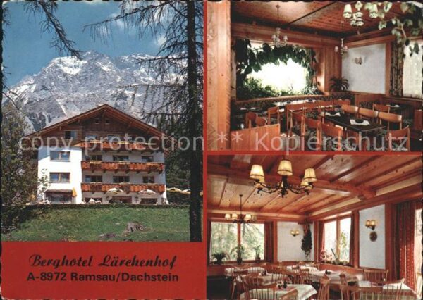 Ramsau Dachstein Steiermark Berghotel Lärchenhof