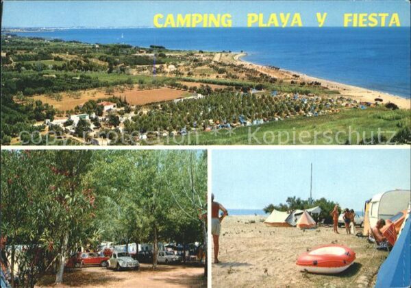 Tarragona Costa Dorada Fliegeraufnahme Camping