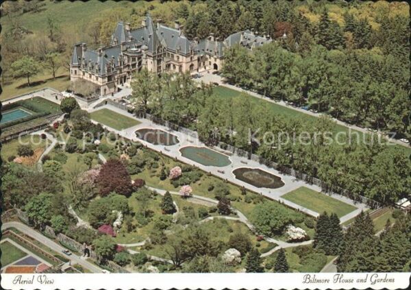 Asheville Fliegeraufnahme Biltmore House and Gard