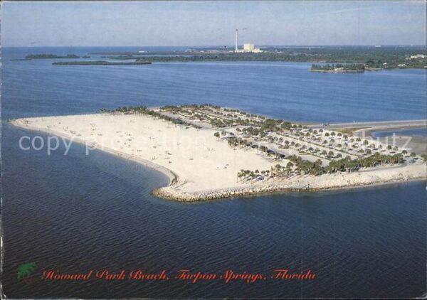 Tarpon Springs Fliegeraufnahme Howard Park Beach