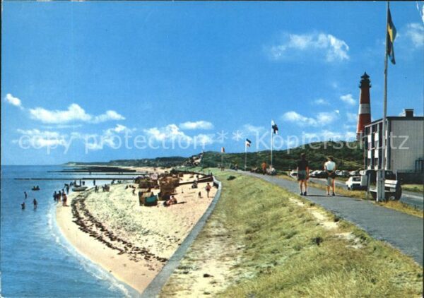 Hoernum Sylt Strand Leuchtturm