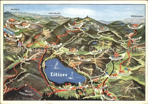 Titisee-Neustadt Panoramakarte