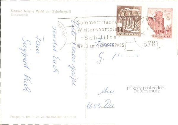 Wald Schoberpass Fliegeraufnahme – Bild 2