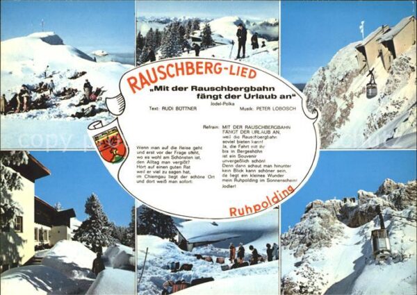 Ruhpolding Rauschberglied Seilbahn