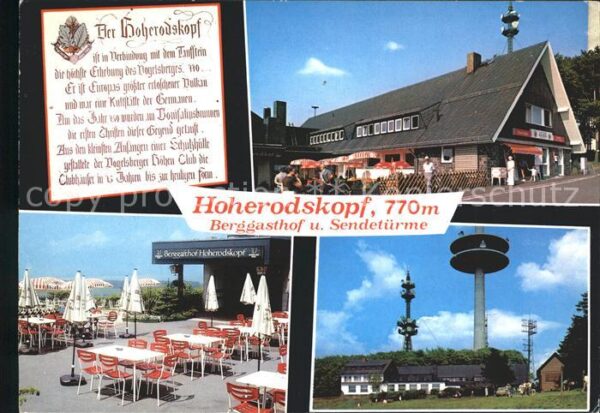 Hoherodskopf Berggasthof Restaurant