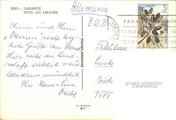 Lanzarote Kanarische Inseln Hotel los Fariones – Bild 2