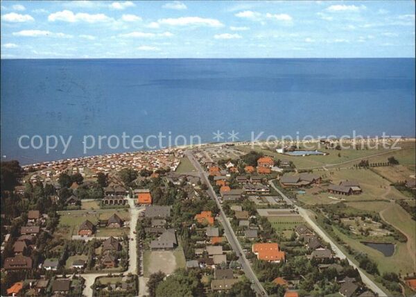 Dangast Nordseebad Fliegeraufnahme