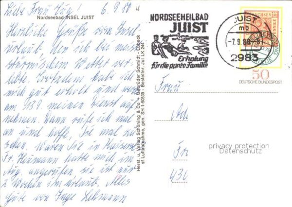 Juist Nordseebad Fliegeraufnahme – Bild 2