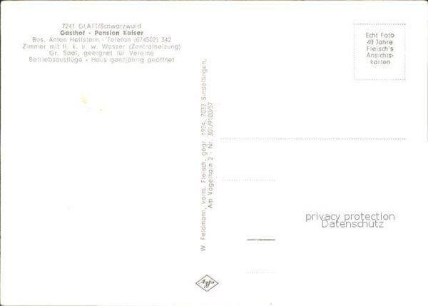 Glatt Gasthaus Pension Kaiser Schloss – Bild 2