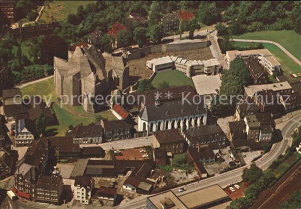 Neviges Velbert Fliegeraufnahme Neue Wallfahrtskirche