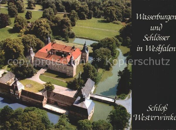 Westfalen Region Schloss Westerwinke Fliegeraufnahme