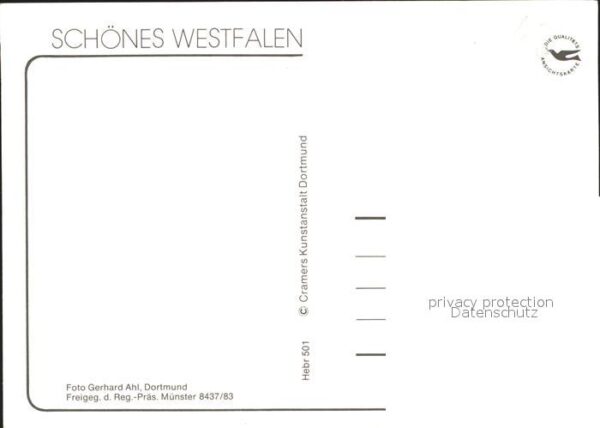 Westfalen Region Schloss Westerwinke Fliegeraufnahme – Bild 2
