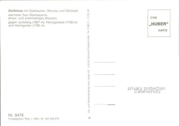 Staffelsee Fliegeraufnahme mit Seehausen Murnau Oh – Bild 2