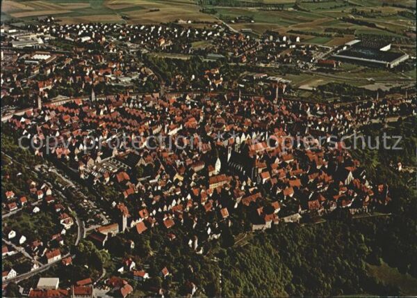 Rothenburg Tauber Fliegeraufnahme