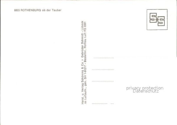 Rothenburg Tauber Fliegeraufnahme – Bild 2