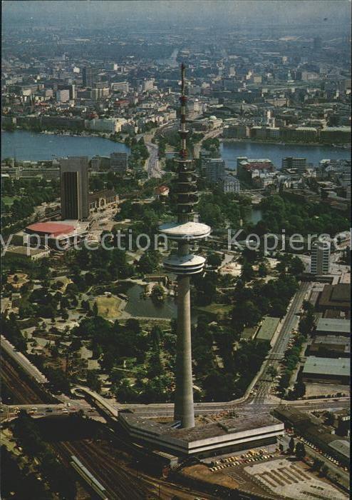 Hamburg Fliegeraufnahme Fernsehturm