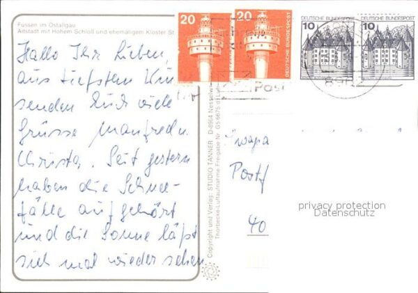 Fuessen Allgaeu Fliegeraufnahme – Bild 2