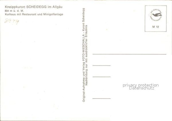 Scheidegg Allgaeu Kurhaus Restaurant Minigolf – Bild 2