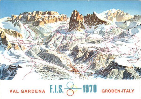 Groeden Val Gardena Liftkarte