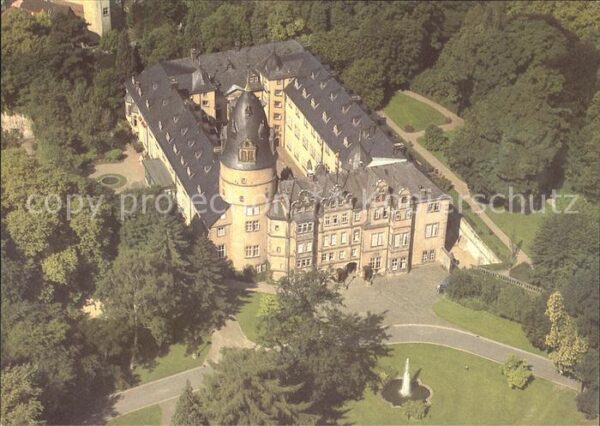 Detmold Fliegeraufnahme Fürstliches Residenzsch