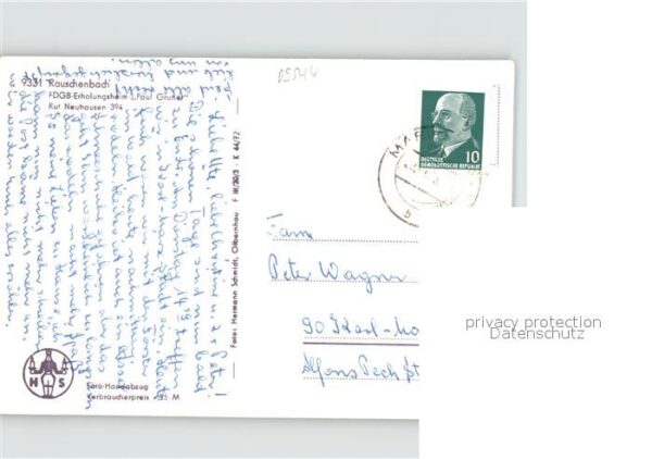 Rauschenbach Neuhausen FDGB Erholungsheim Paul Gruner – Bild 2