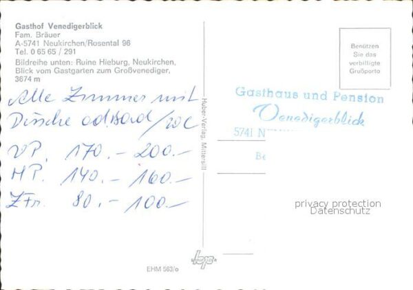 Neukirchen Grossvenediger Gasthof Venedigerblick – Bild 2