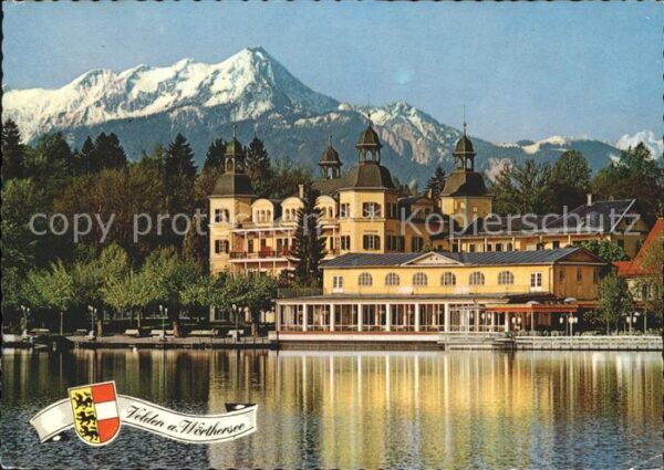 Velden Woerthersee Alpenseebad Promenade Schloss Mittagsko