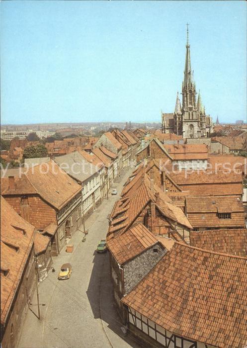 Muehlhausen Thueringen Thomas Müntzer Stadt Blick vom Rabentur