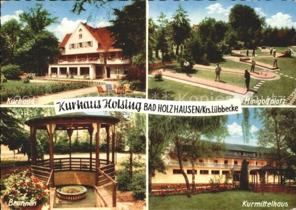 Bad Holzhausen Luebbecke Kurhaus Holsing Minigolfplatz Kurmittel