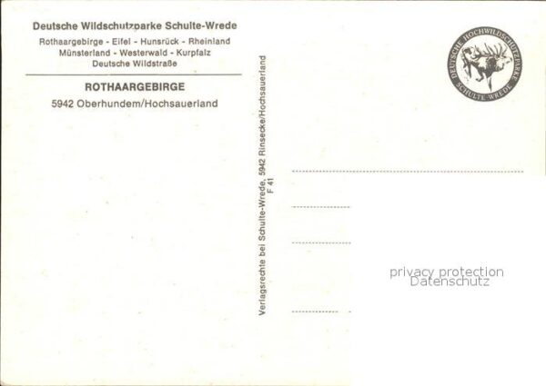 Oberhundem Deutsche Wildschutzparke Schulte Wrede – Bild 2