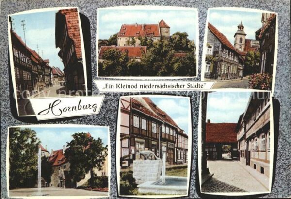 Hornburg Wolfenbuettel Brunnen Strassenansichten