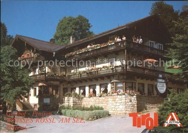 Thiersee Gasthof Pension Weisses Rössl am See