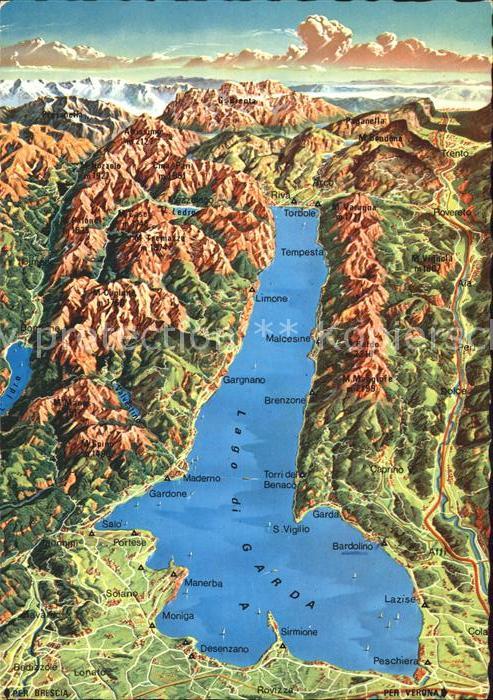 Lago di Garda Limone Gargnano Brenzone Lazise