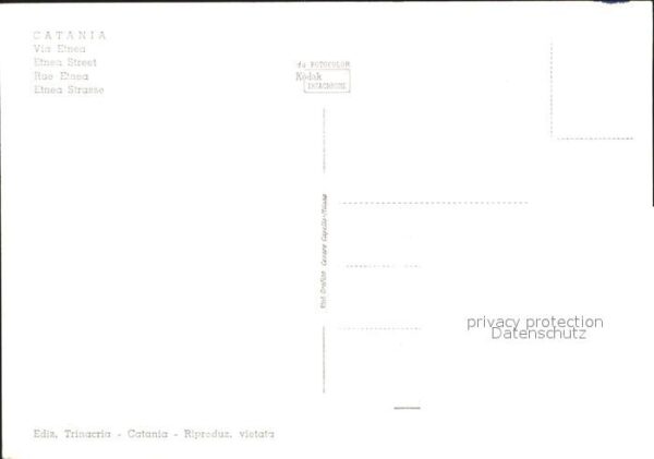 Catania Etnea Strasse – Bild 2