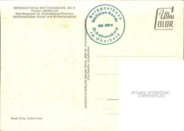 St Andreasberg Harz Berggasthaus Matthiasbaude – Bild 2