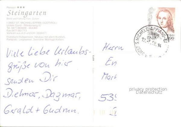 St Michael-Eppan Pension Steingarten – Bild 2