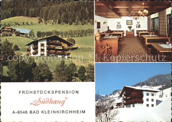 Bad Kleinkirchheim Kaernten Früstückspension Südhang