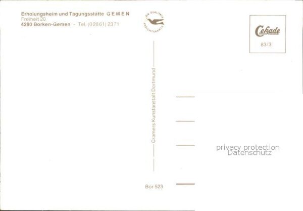 Gemen Erholungsheim Jugendburg Alte Mühle Mar – Bild 2